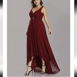 Ever pretty chiffon formal V-Neck high-low cocktail dress size 20
